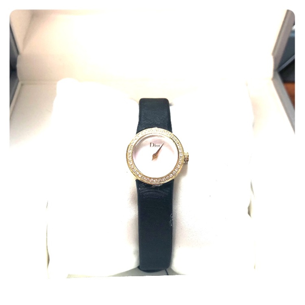 Authentic Mini D de Dior diamond watch